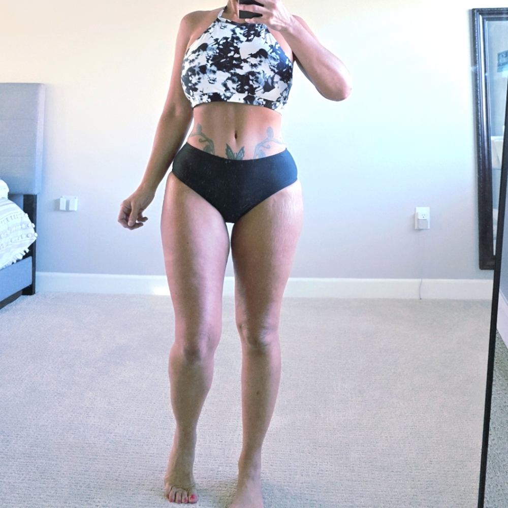 Pg3 #3 Black and White Bikini Set